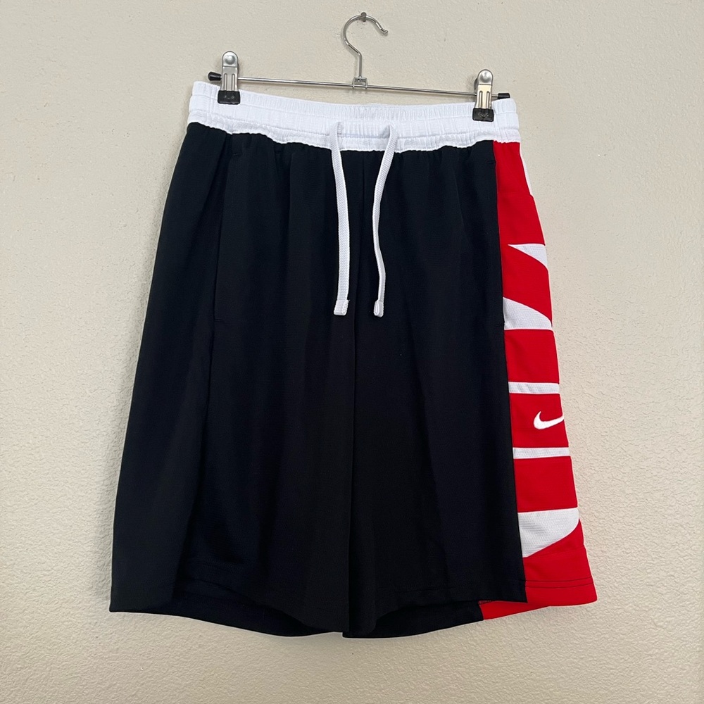 Nike Black, White & Red Athletic Shorts